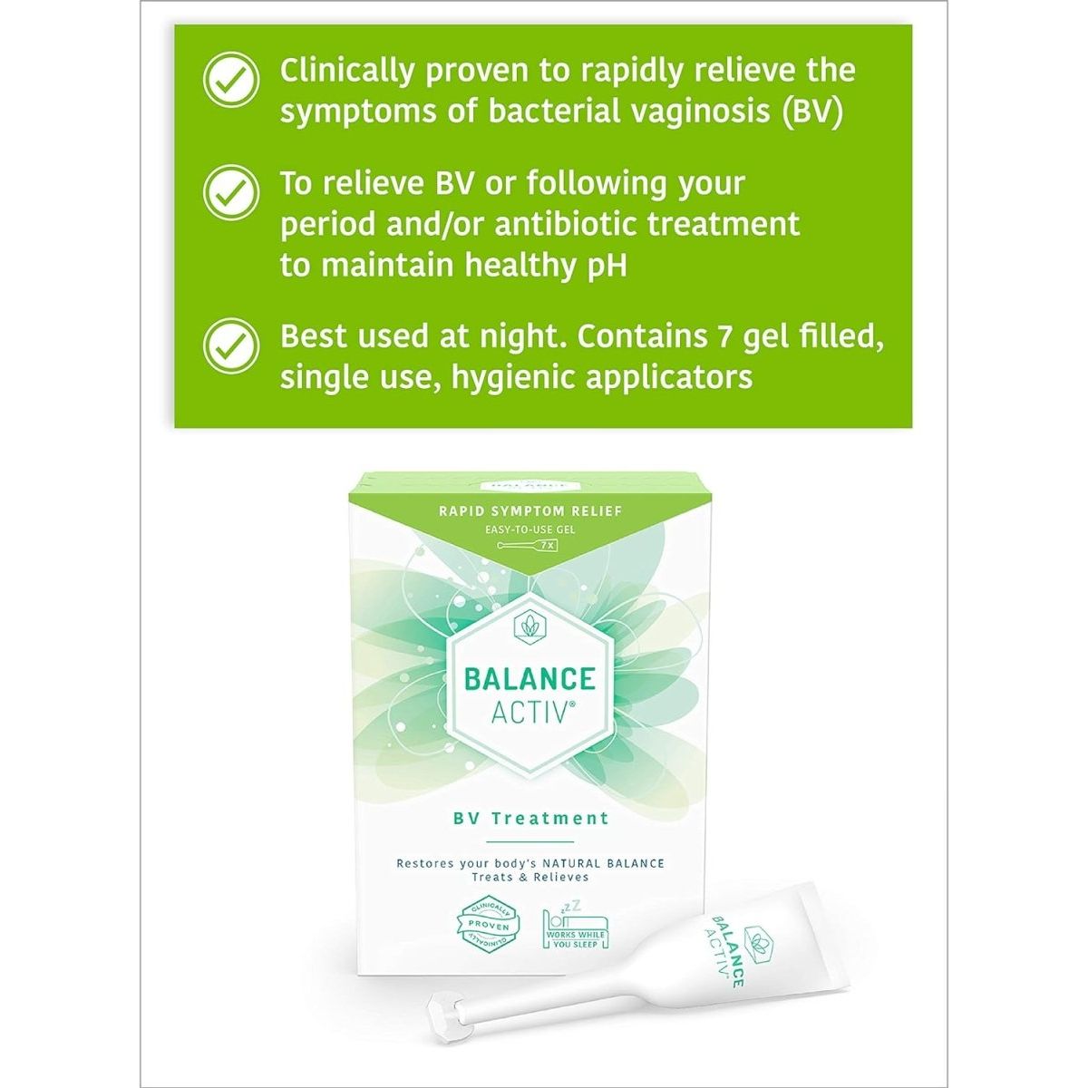 Balance Activ Balance Activ BV Gel for Women, 7 Day Pack