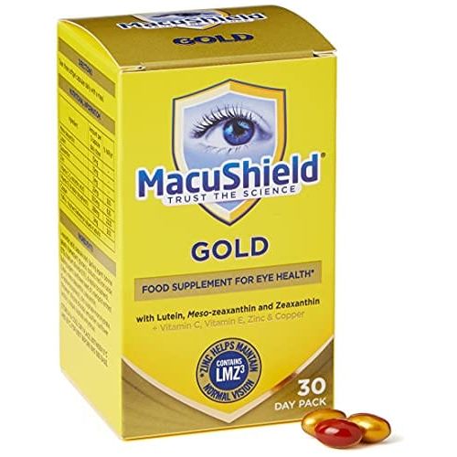 MACUSHIELD Macushield Gold Supplement for eye health - Pack of 90 Capsules (30 day pack)