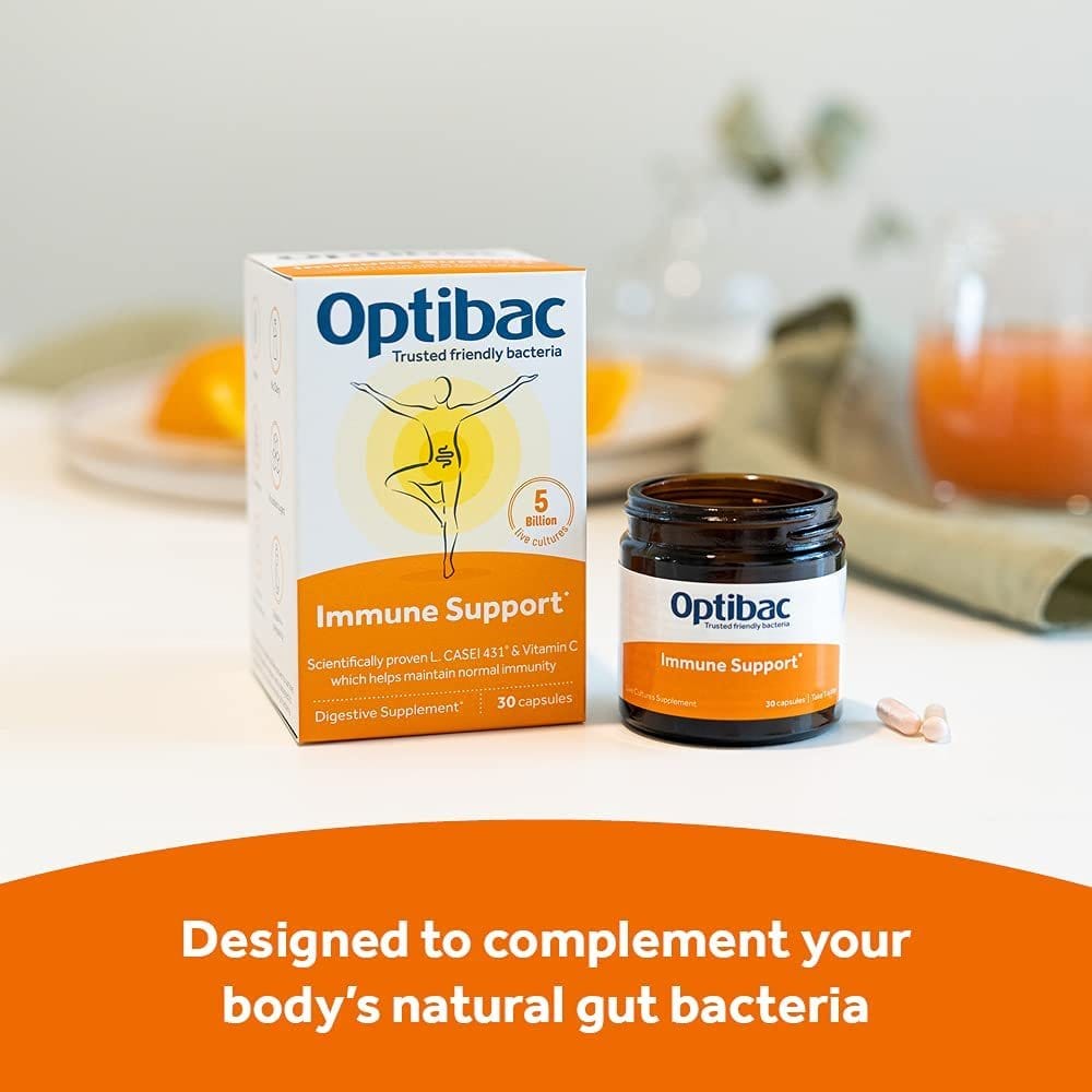Optibac Probiotics Health and Beauty Optibac Probiotics for Daily Immunity 30 Capsules