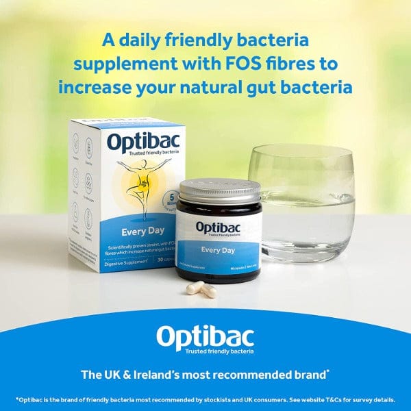 OptiBac Probiotics OptiBac for Every Day Probiotics Pack of 30 Capsules 5060086610079