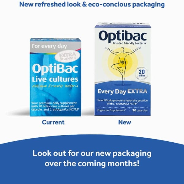 OptiBac Probiotics Optibac Probiotics Every Day Extra Strength, Pack of 30 Capsules