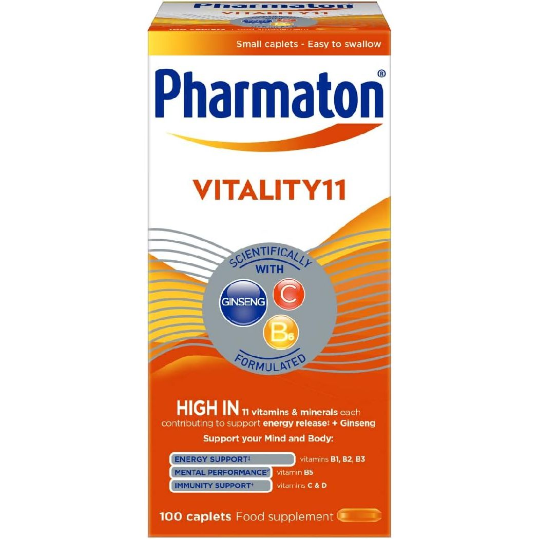 Pharmaton Multivitamins Pharmaton Vitality 11 Multivitamin and Mineral Capsules, 100 Capsules