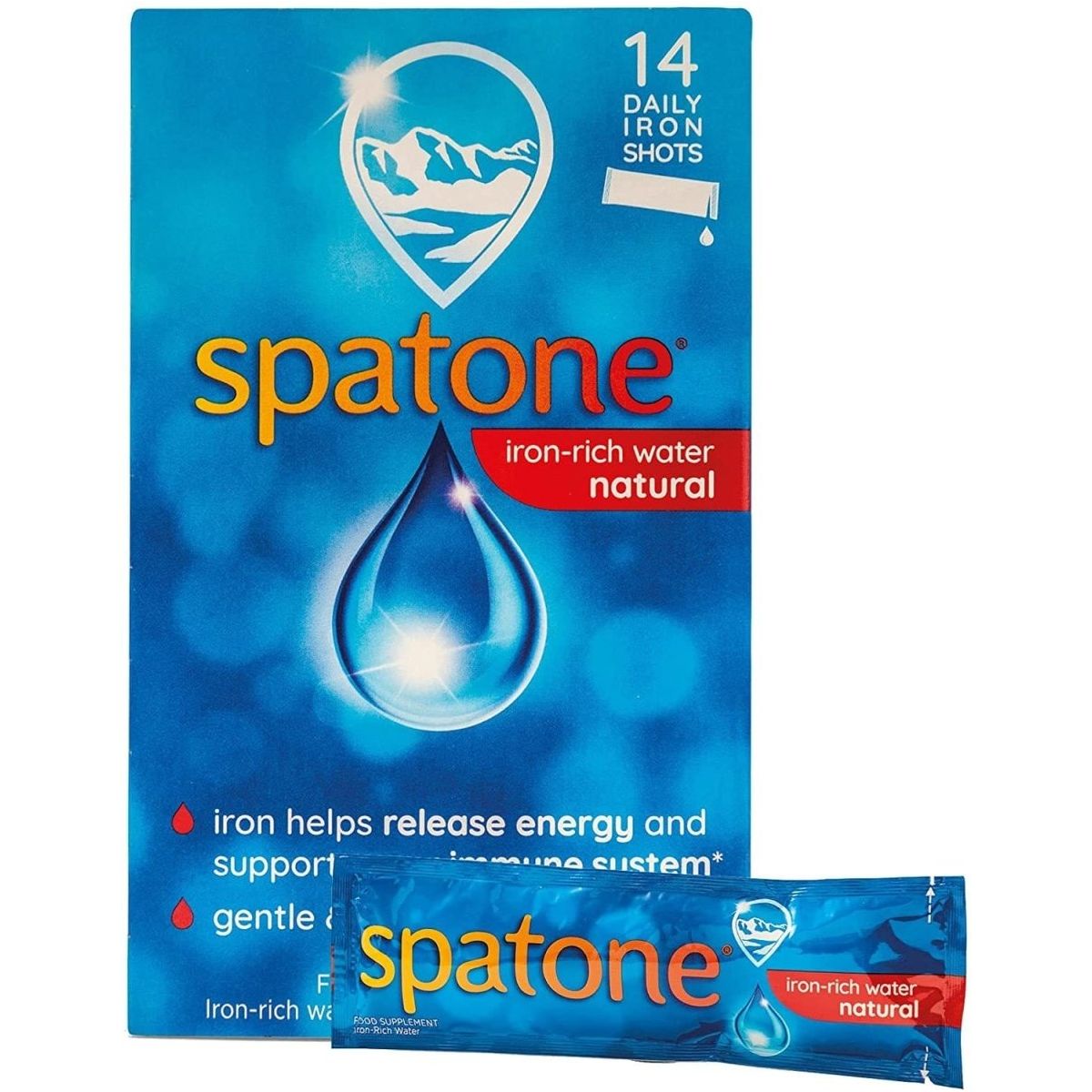 Supplément de fer naturel Spatone - 14 sachets quotidiens