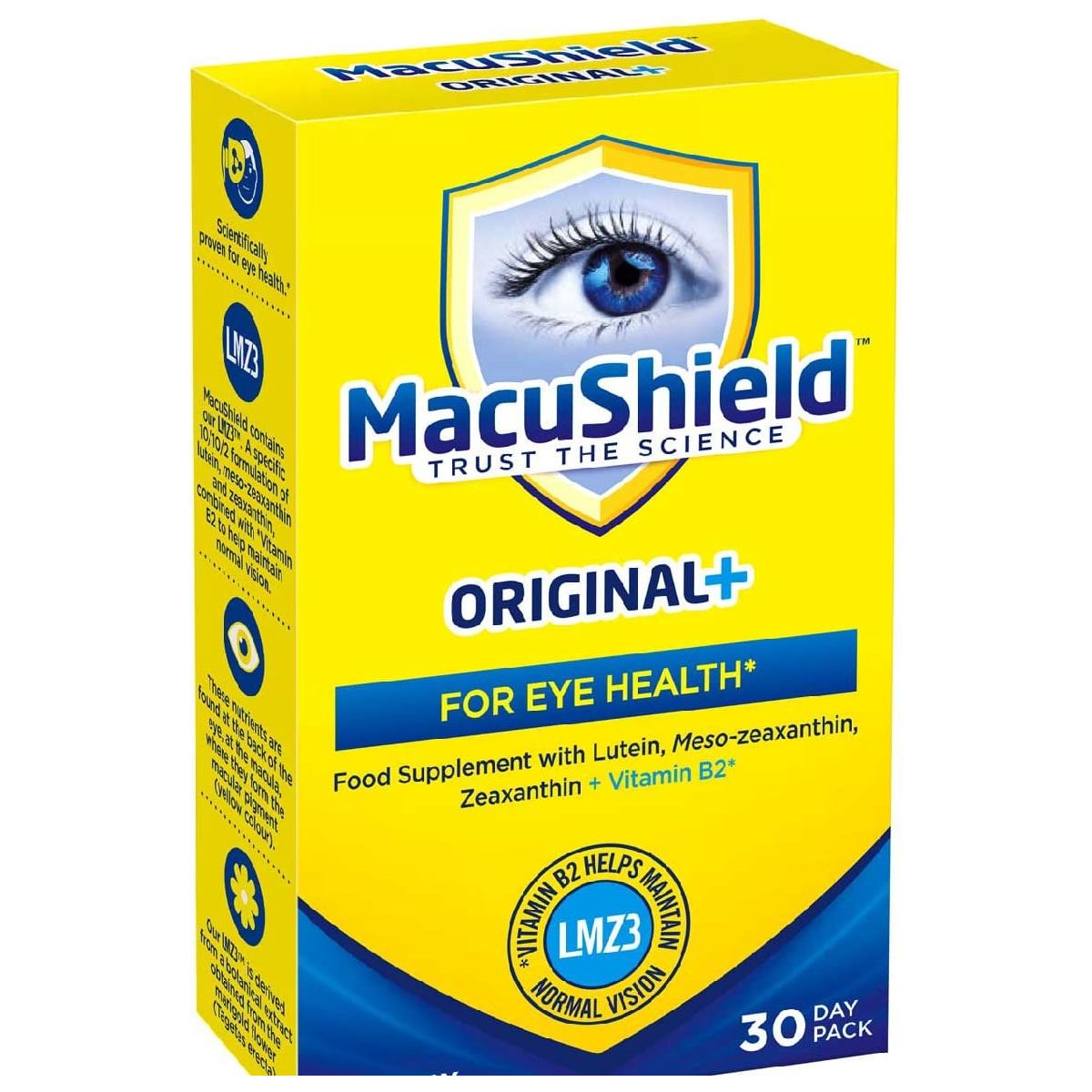 MacuShield Eye Health Macushield Eye Supplement (1 month supply) 30 One-a-Day Capsules