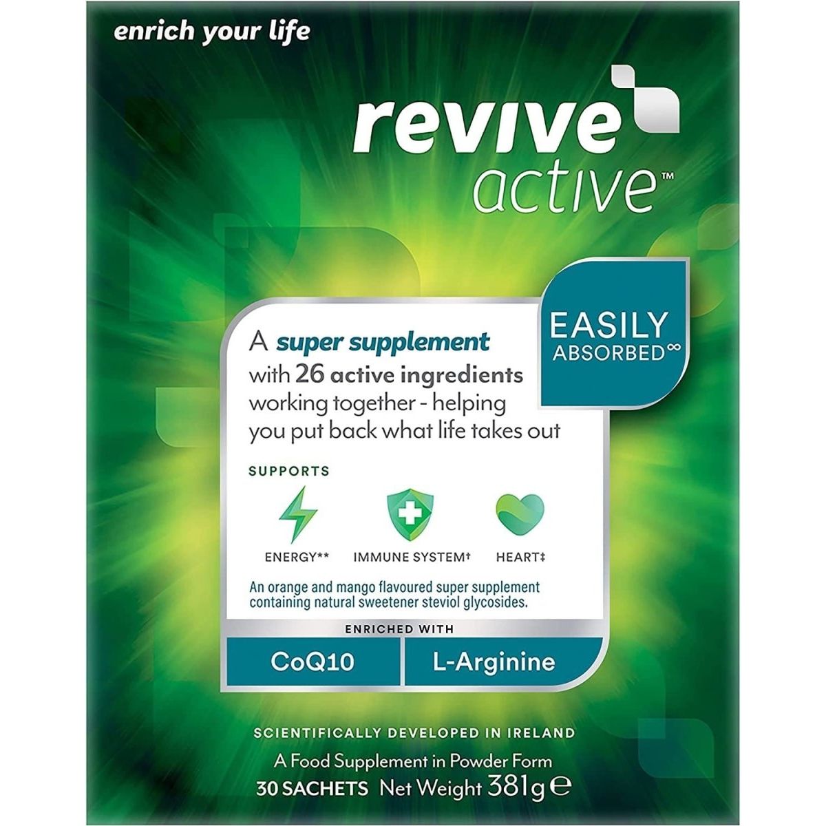 Revive Active Health Supplement, 30 Day Supply